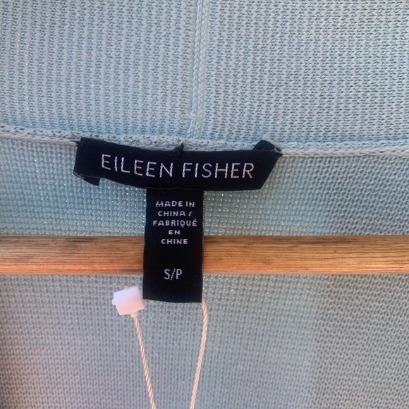 NWT Capri Shaped Jacket baby blue silk blend size S/P - Picture 4 of 13